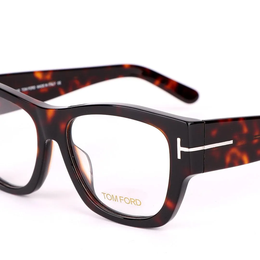 Tom Ford Snowdon Square Shaped Tortoise Shell-Effect Sunglasses