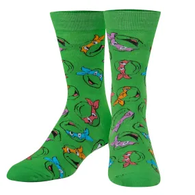 Turtle Games - Mens Crew Socks
